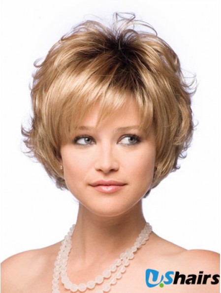 Synthetic Hair Wigs UK With Capless Short Length